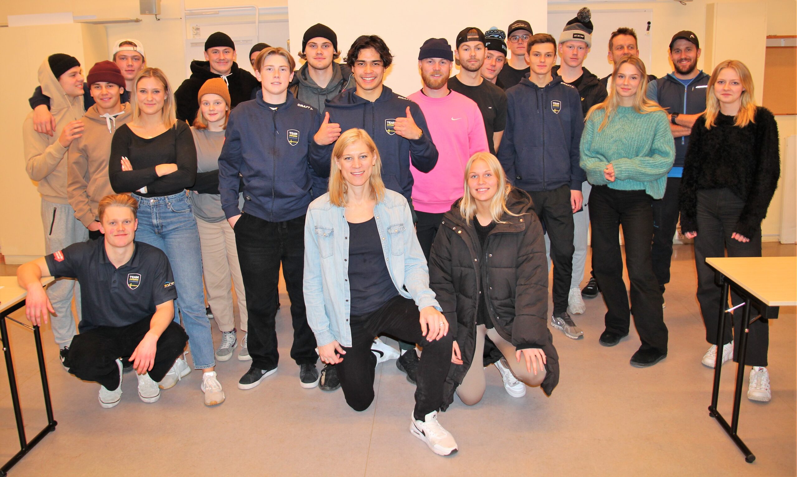 Fys-test och föreläsning för vår elit på Bosön!